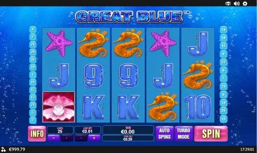 Special symbols in Great Blue online slot